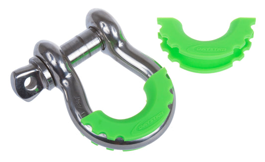 DayStar D-Ring Shackle Isolator Fluorescent Green Pair KU70056FG