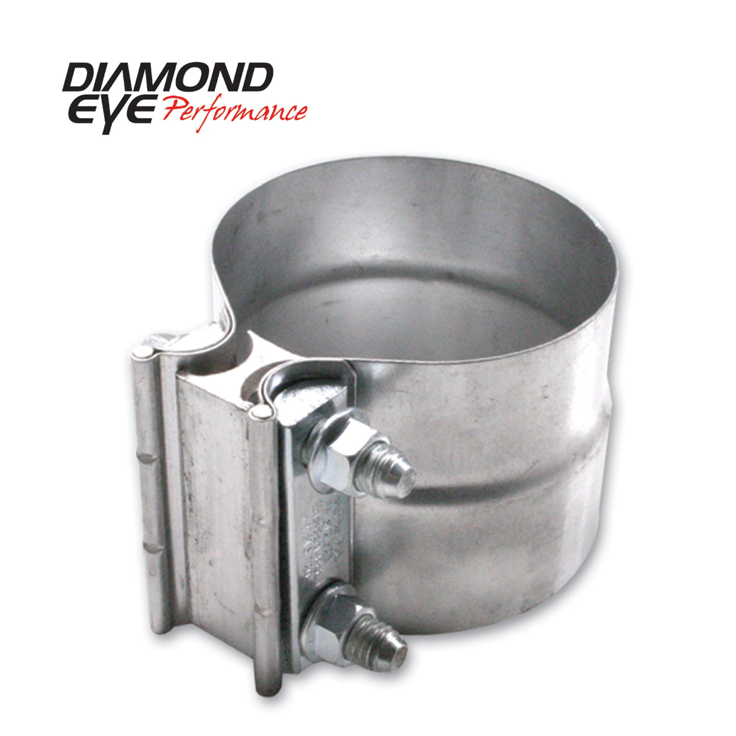 ~(1.2 lbs. 6X6X3)~ Exhaust Clamp PERFORMANCE DIESEL EXHAUST PART-4in. ALUMINIZED TORCA LAP-JOINT CLAMP