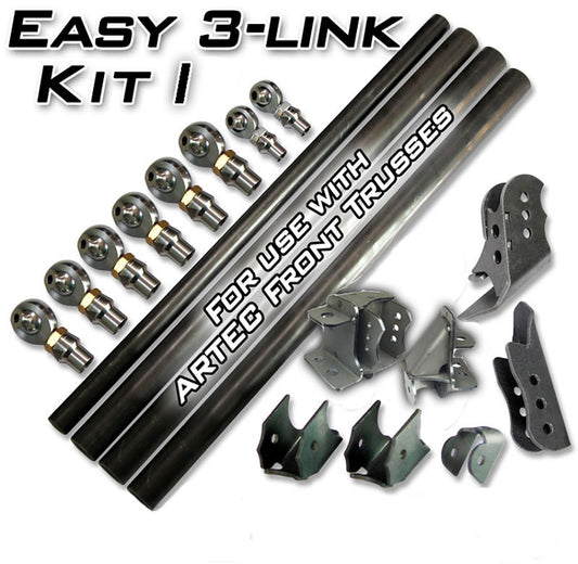Artec 1978-1990 RAM 3500  Easy 3 Link - Kit I - Dual Bracket for Artec Truss - Outside Frame  Dodge - with DOM LK0305