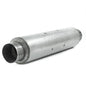 ~(14.5 lbs. 31X6X6)~  Universal Aluminized Steel Muffler 4in Inlet/Outlet 24in body 6in diameter 30in overall