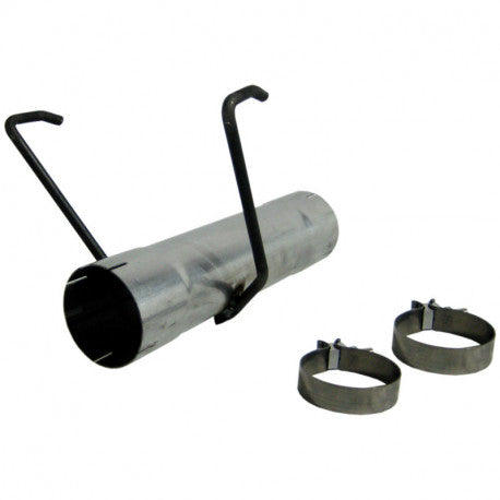 ~(7.5 lbs. 21X14X13)~ 2007-2012  Dodge Ram Replaces all 17in overall length mufflers Aluminized Steel 17in  Muffler Bypass Pipe