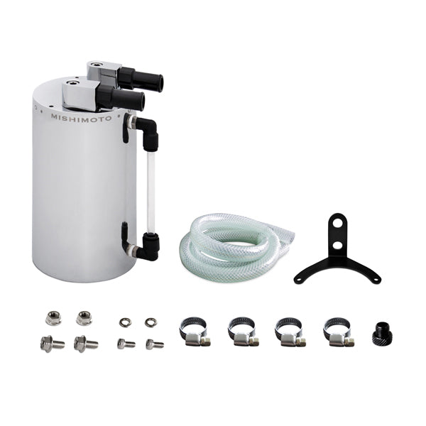 Aluminum Oil Catch Can - Large  Silver
