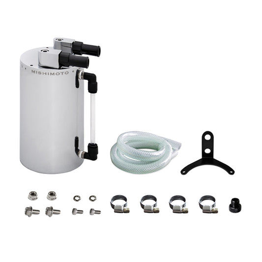 Aluminum Oil Catch Can - Large  Silver