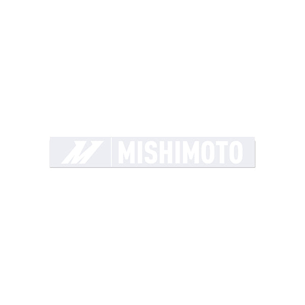 Small Silver Mishimoto Decal  1.5 x 10