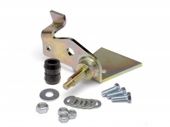 ~(3 lbs. 10X6X4)~ Front Steering Stabilizer Relocation Bracket  JK