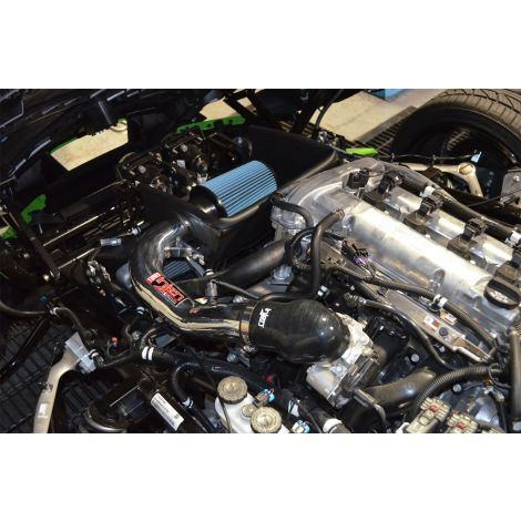 ~(9 lbs. 26X13X9)~ Tuned air intake system with box style heat shield and SuperNano Web Dry filter