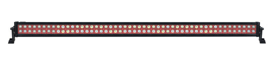 ~(15 lbs. 52X6X5)~ 50 Inch LED Light Bar Dual Row 300 Watt Red Reflector Combo Ultra Color Series Quake LED