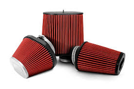 ~(1.7 lbs. 11X6X6)~ Universal Filter (Cleanable 8-ply Cotton Red Oil): Short Flange ID 5in Top OD 5.25in Base OD 6.5in Element Height 9in Top Style: Chrome Rim /w Power stack -DROP SHIP ONLY-