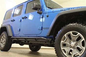 Rock Hard 4x4 Patriot Series Tube Slider Rocker Guards for Jeep Wrangler JK 4DR 2007 - 2018 [RH-6009]