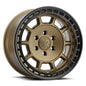 ***Discontinued***~(34.9 lbs. 19X19X11)~ TRAVERSE HD 17X8.5 ET0 6H135 BLOCK BRONZE / BLACK RING 87.1 Ford Raptor/F150