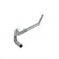 ~(70 lbs. 47X16X15)~ 1998-2002 2500 3500 Cummins Aluminized  Steel 5 Turbo Back Single Side Exit - No Muffler