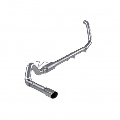 ~(80 lbs. 47X16X15)~ 1999-2003 Ford F-250 350 7.3L Powerstroke Aluminized Steel 4in Turbo Back Single Side Exit   not for use on vehicles equipped with catalytic converters