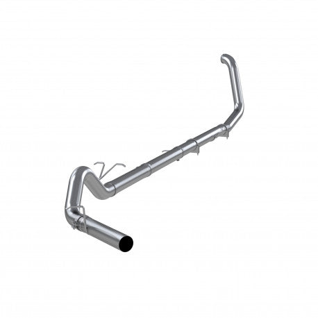~(74 lbs. 47X16X15)~ 1999-2003 F-250 350 7.3L Aluminized  Steel  4 Turbo Back  Single Side Exit  - No Muffler Not for use on vehicles equipped with Catalytic Converter.   not for use on vehicles equipped with catalytic converters