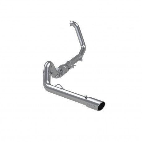~(77 lbs. 46X16X12)~ 1999-2003 Ford Excursion 7.3L Aluminized Steel 4in Turbo Back  Single Side Exit   not for use on vehicles equipped with catalytic converters