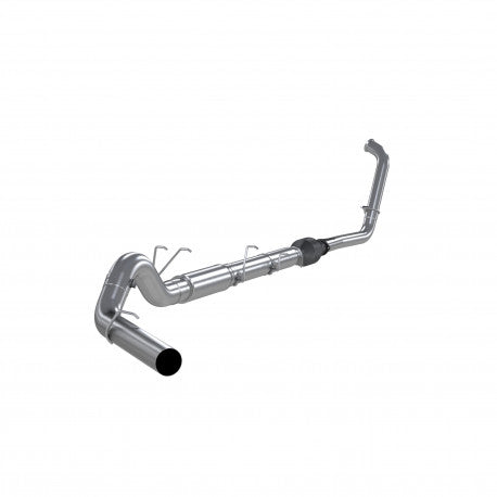 ~(85 lbs. 47X16X15)~ 2003-2007 F-250 350 6.0L EC CC Aluminized  Steel 5  Turbo Back (Stock Cat) Single Side Exit