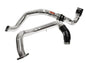 ~(8 lbs. 41X11X11)~ High flow Intercooler piping kit only. Includes hot and cold side intercooler pipes. 100% Direct bolt-on. CNC machined flanged ends and sensor adapters to bolt to the factory intercooler utilizing the O.E. hardware O-rings and sensors.