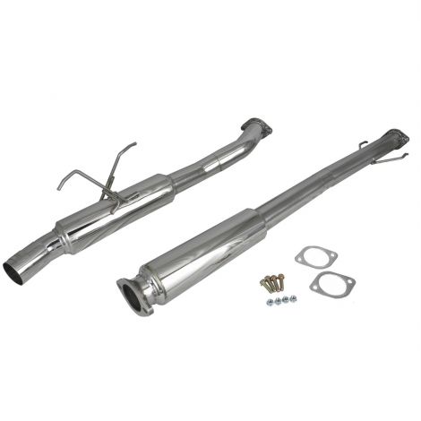 3 IN S.S. full cat-back syst. w/ Injen embossed muffler AWD Models ONLY