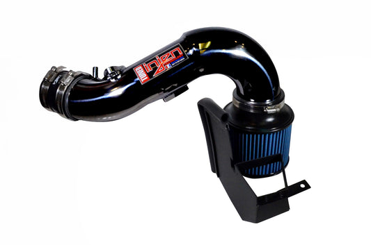 *USE: INJSP1583BLK Tuned air intake with MR Tech and Air Fusion and Super nanoWeb dry filter. Includes heatshield air scoop bracket