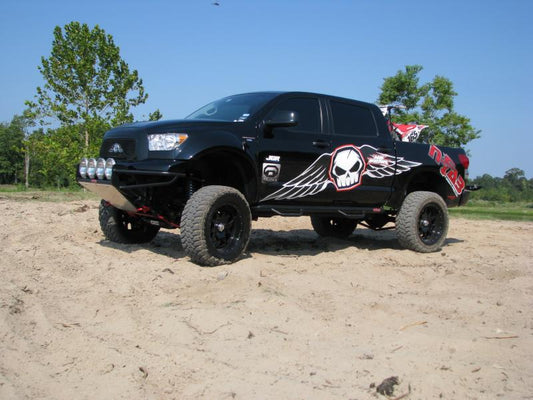 ~(68.8 lbs. 100X14X11)~ Step Systems Nerf Step Textured Black Toyota 07-21 Tundra CrewMax 5.6  Short Bed Gas SRW