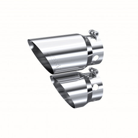 ~(4 lbs. 15X7X7)~  Universal T304 Stainless Steel Tip 4in inlet 5in Tip Cover Set - 6.75in 9.75in length