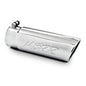 ~(2.2 lbs. 15X7X7)~  Universal T304 Stainless Steel Tip 4in OD Angled Rolled End 3.5in inlet 10in length
