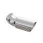 ~(3.5 lbs. 18X7X7)~  Universal T304 Stainless Steel Tip 6in OD Angled Rolled End 5in inlet 15.5in length   30o bend