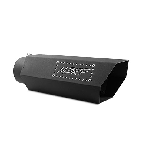 ~(5 lbs. 18X7X7)~  Universal Black Coated Hex Tip 4in ID 5in OD 16in length  with Logo Plate