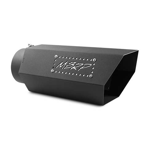 ~(5 lbs. 18X7X7)~  Universal Black Coated Hex Tip 5in ID 6in OD 16in length  with Logo Plate