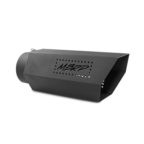 ~(5 lbs. 18X7X7)~  Universal Black Coated Hex Tip 5in ID  6in OD 16in length  No Logo Plate