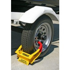 ~(6.4 lbs. 15X12X3)~ TRIMAX Deluxe Universal Wheel Chock Lock