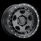 ***Discontinued***~(24.8 lbs. 19X19X11)~ TURBOMAC HD 17X8.5 ET0 6H135 ASPHALT BLACK / STEEL HARDWARE 87.1 Ford Raptor/F150