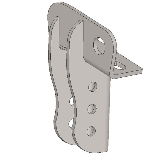Artec 1997-2006 Jeep TJ  TJ Frame Side Trackbar Mount - 2.5 in - 3.5 in Stretch TJ2001