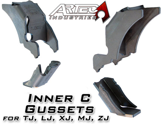 Artec 1993-2006 Jeep TJ LJ ZJ XJ        Dana 30 Inner C Gussets TJ3010