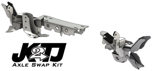 Artec 1993-2006 Jeep TJ LJ ZJ XJ        JK2TJ Front Axle Swap Kit: Dana 44 (Rubicon) LCA brackets with CAM slot TJ4416