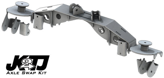 Artec 1993-2006 Jeep TJ LJ ZJ XJ        JK2TJ Triangulated Swap Kit with Truss - 2.63 in   High Clearance TJ4425
