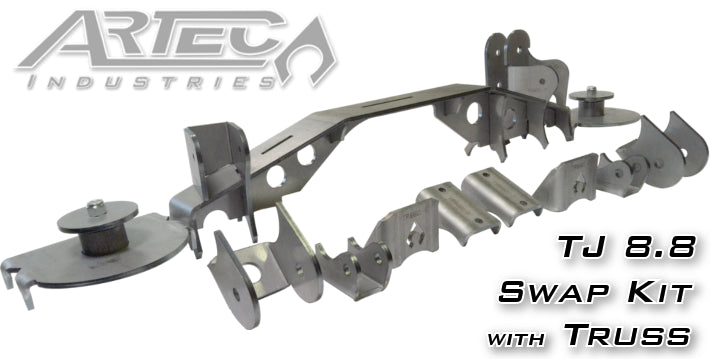 Artec 1997-2006 Jeep TJ  TJ 8.8 Swap Kit with Truss TR8801