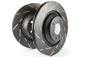 ~(35 lbs. 14X8X8)~ EBC USR SLOTTED ROTORS EBC Brakes USA series slotted rotors feature a new narrow slow to eliminate wind noise heard when using most sport rotors which means they are noise free from the get go. Black geomet coating leaves a nice impress
