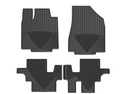 ~(17 lbs. 34X21X3)~ ***Discontinued***Black Front and Rear Rubber Mats Ford Fusion 2013 - 2014