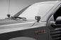 ~(6 lbs. 14X9X8)~ 2018 FORD F150: Hood Hinges LED Light Bar Mounts - By A Pillar - for mounting Two 3 IN Zroadz Cube Pod Work Lights or Similar Style Light - Bolts On to Hood Hinges - Easy Install